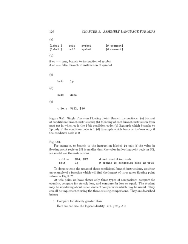 Computer Organization with MIPS - Page 126